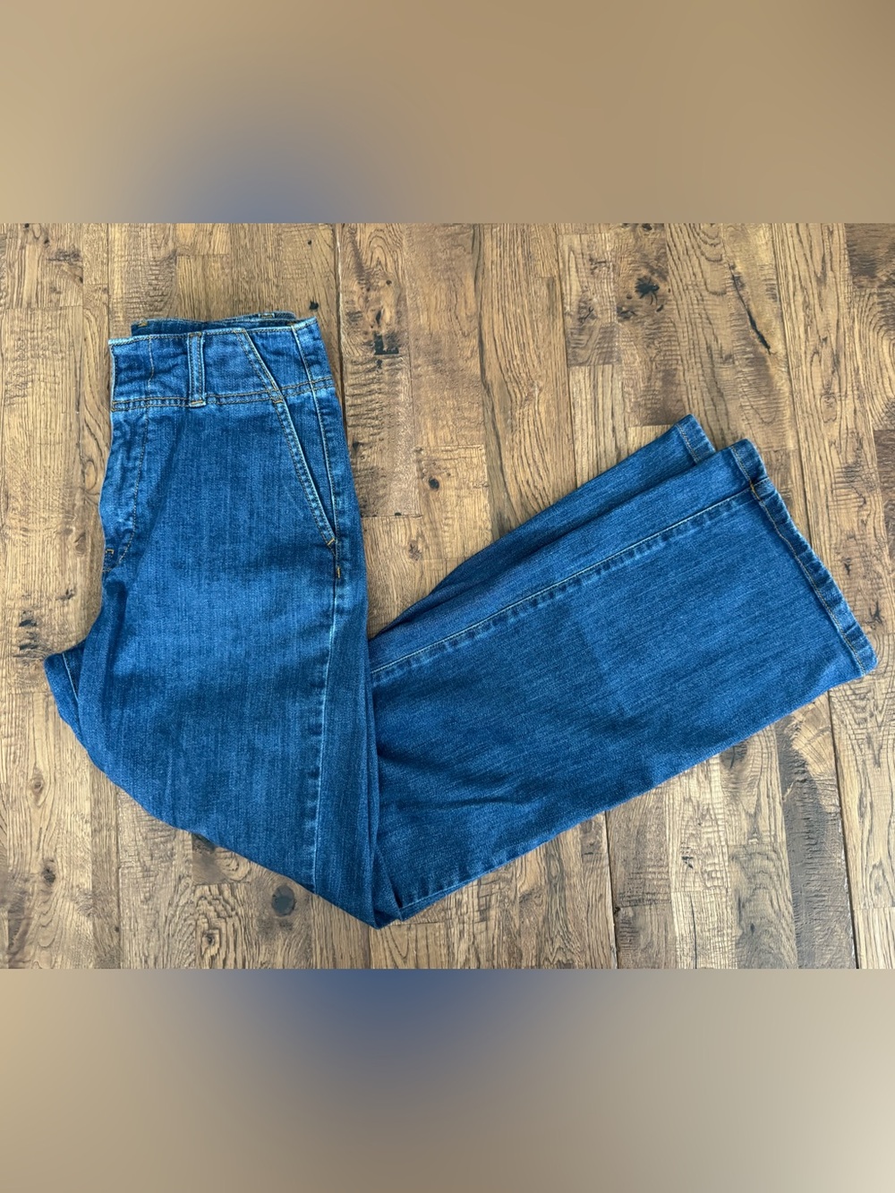 Pilcro Masiy Relaxed Straight Leg Jeans Anthropologie Women's Size‎ 27 O